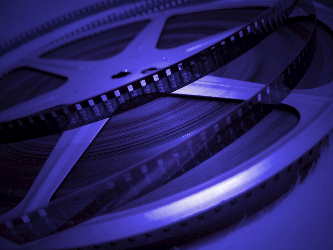 a film reel in close-up